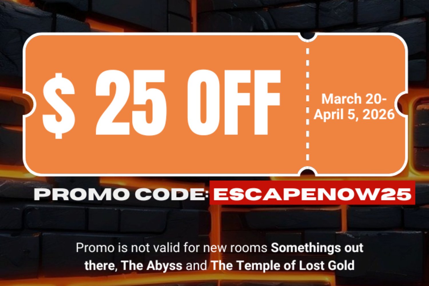 best escape room promo near me