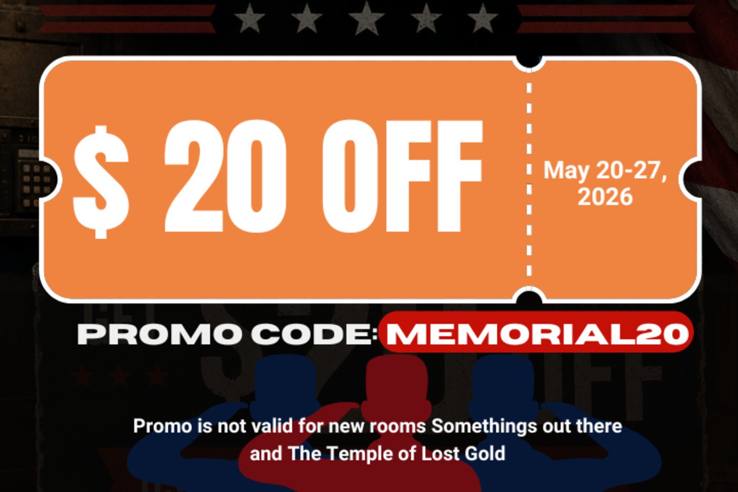 best escape room promo near me