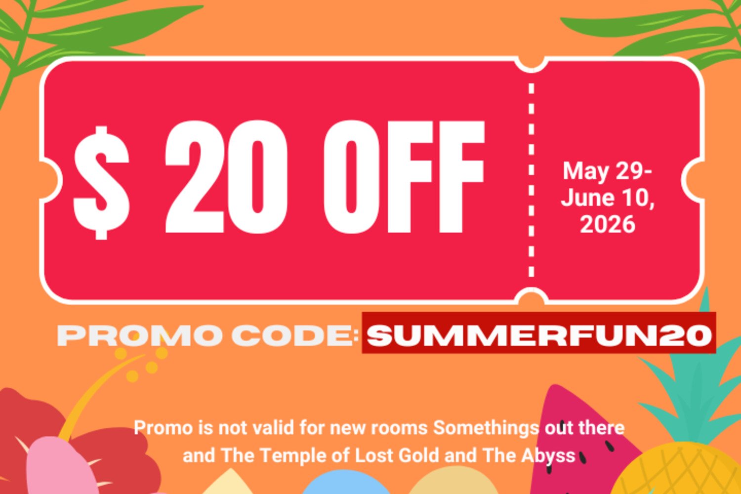 best escape room promo near me