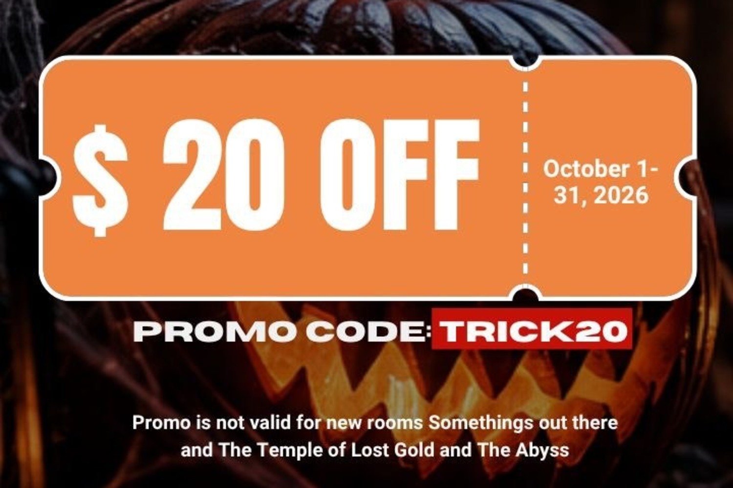 best escape room promo near me